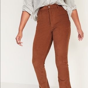 Old Navy High-Waisted Boot-Cut Corduroy Pants | Size: 24 | Color: Graham Cracker